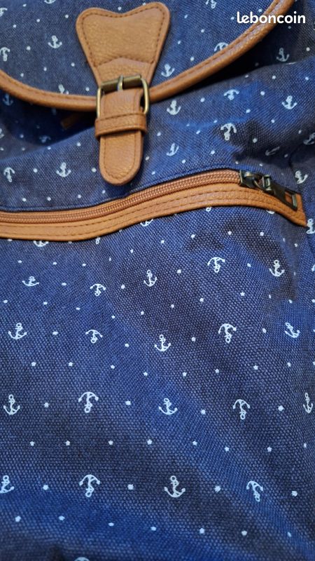 Sac à dos toile et motifs enfant (image 1)