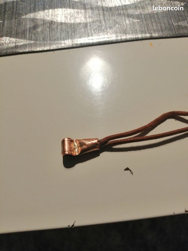 Bracelet cordon attache cuivre 19 cm (image 2)