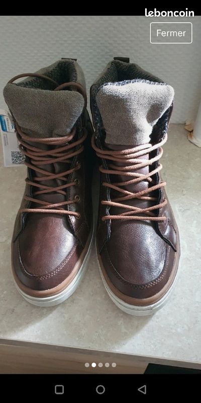 Chaussure montante homme marque Watson taille 44 neuf avec