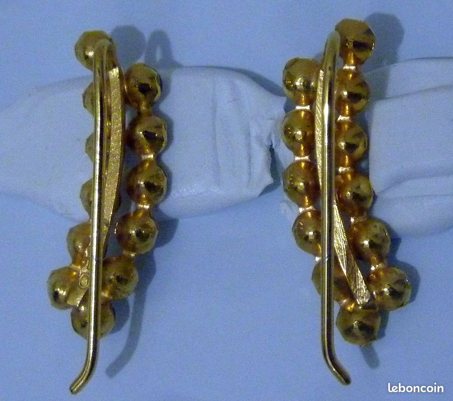 Boucles oreilles dorees (image 2)