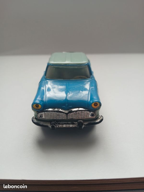 NOREV 1/43 – Simca Chambord + Caravane Henon – Turquoise Et Gris – Occasion