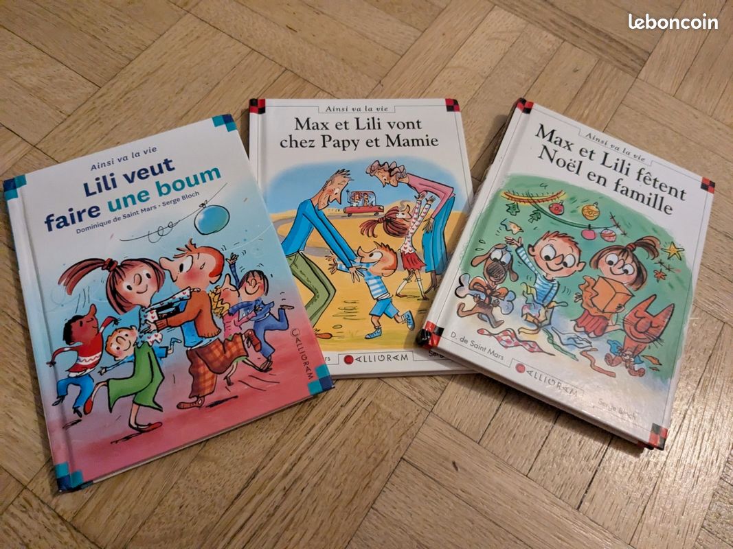 Lot 3 livres max et lili (image 1)