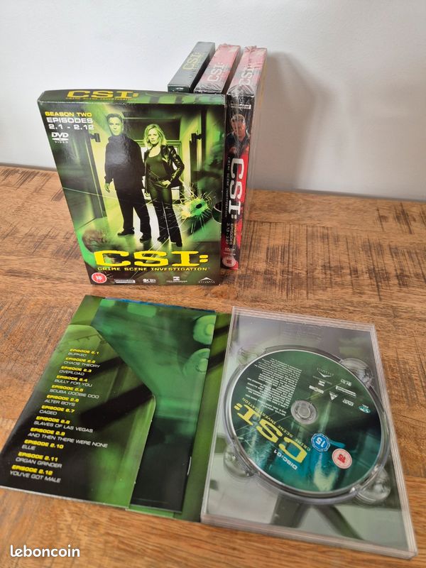 DVD CSI en anglais (saisons 2 et 3) (image 2)