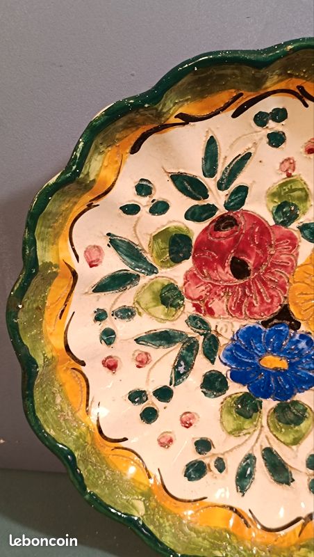 Assiette murale floral (image 5)