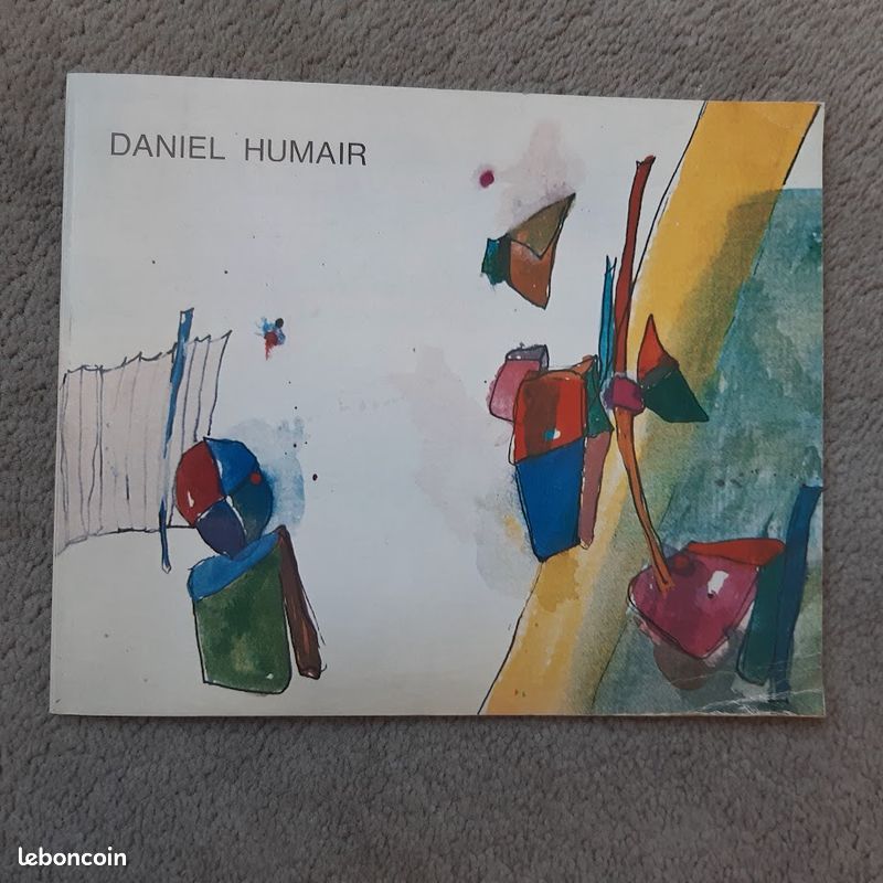 Livre -Catalogue de l'Exposition  Daniel HUMAIR-papiers 1966-1978 (image 1)