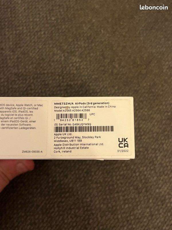 Apple AirPods 3e génération (image 5)