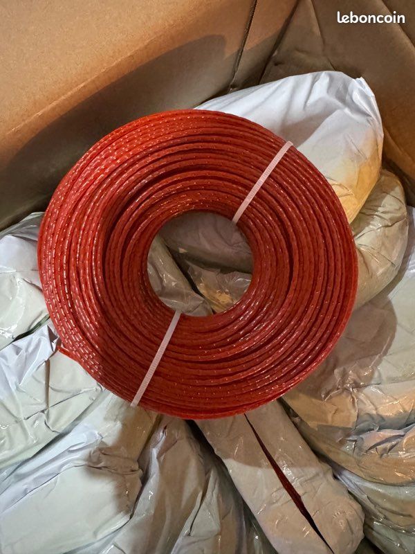 28 pcs line de coupe en Nylon Rouge (image 1)