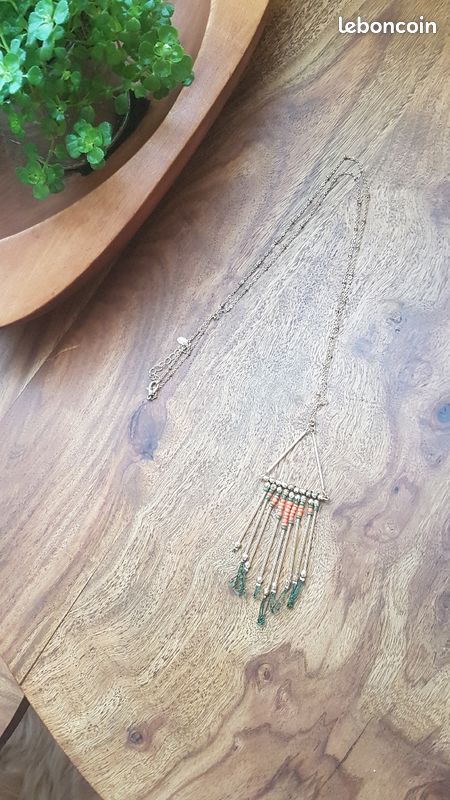 Sautoir, collier Bohème vintage. Neuf  Envoi OK (image 3)