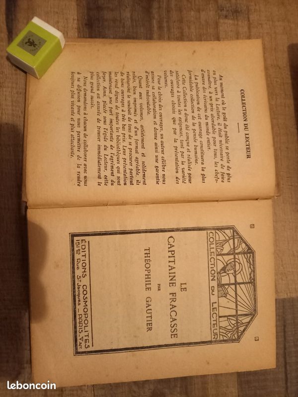 Lot n°3 de livres anciens éditions Cosmopolites (image 9)