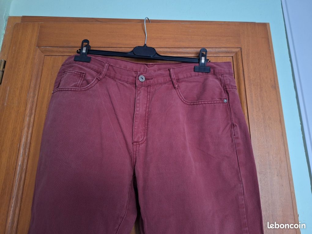 Jean couleur brique - taille 46 (image 4)