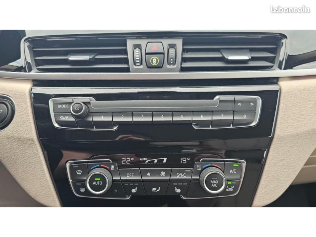 BMW X1 Advantage sDrive 18dA BVA + Camera de recul + Cuir Blanc + Sieges AV Chauffant (image 9)