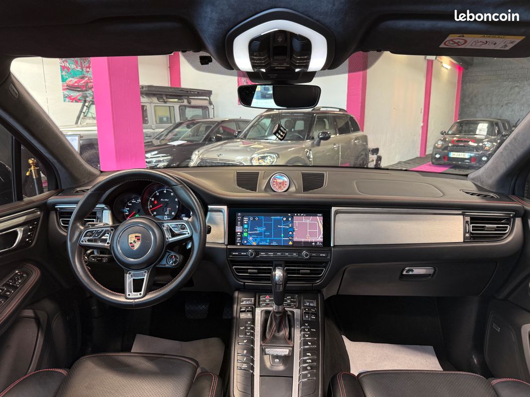 Porsche macan turbo 3.0 440ch pdk suivi porsche toit ouvrant cam 360 bose garantie 12mois fr malus payé (image 2)