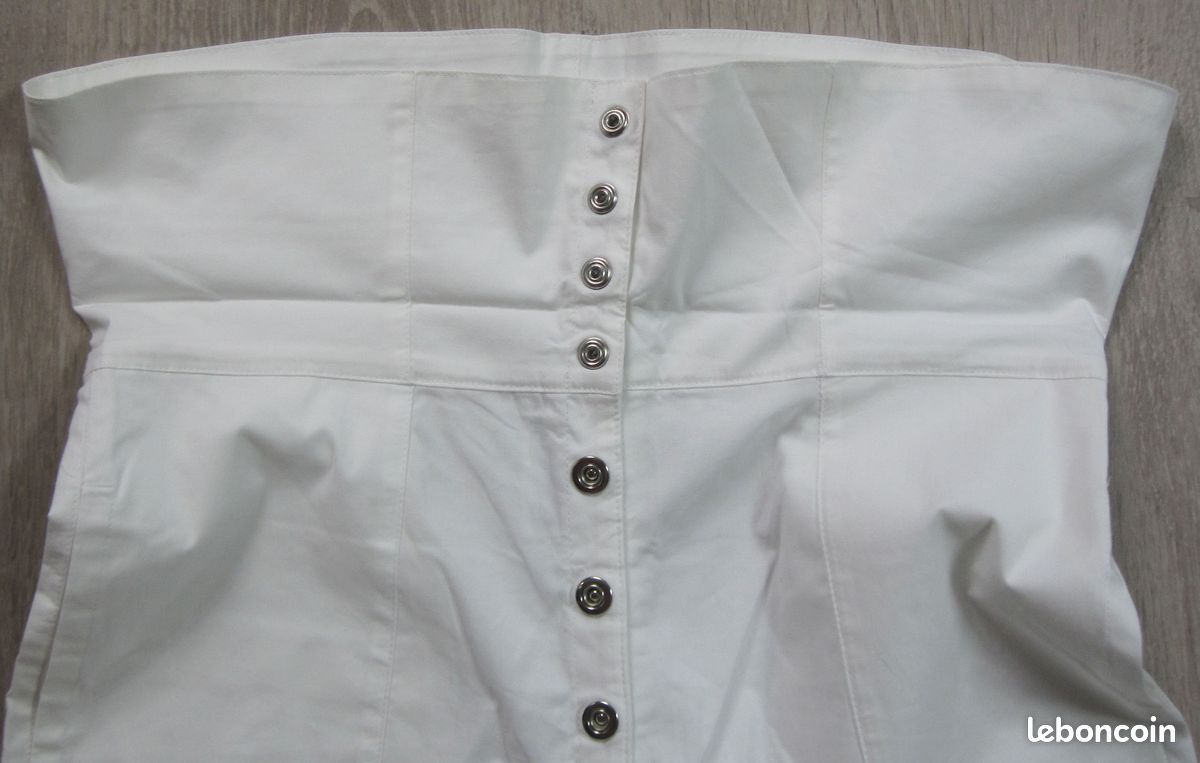 Pantalon detente femme blanc coupe large « adidas » (image 3)