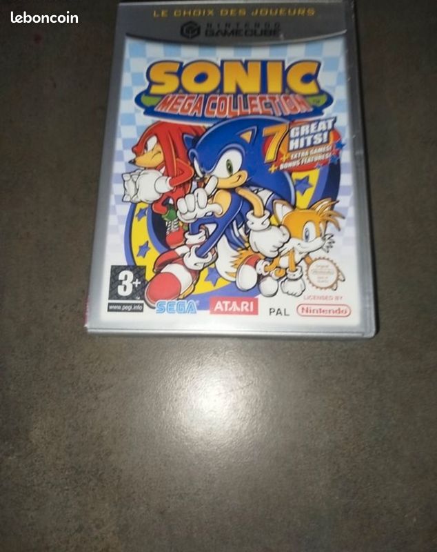 Jeu Sonic Mega Collection GameCube - Pal Fr Complet - Boîte Et Notice