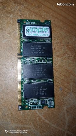 Barrette Mémoire RAM 64MB 60ns EDO SODIMM 144 Pins - Pour Portable Ancien - Neuf