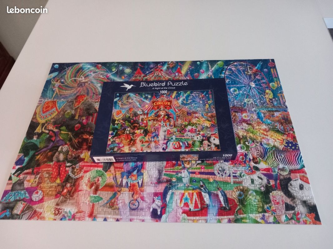 Puzzle Bluebird 1000 pieces comme neuf (image 2)