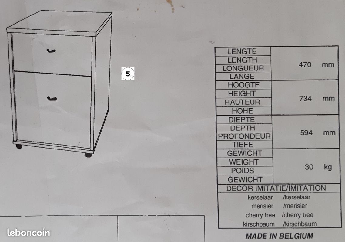 Bureau complet + Fauteuil (image 8)