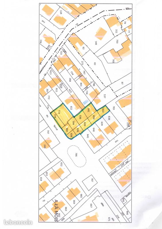 Terrain constructible 1735 m2 · à Art-sur-Meurthe · 350 000 €
