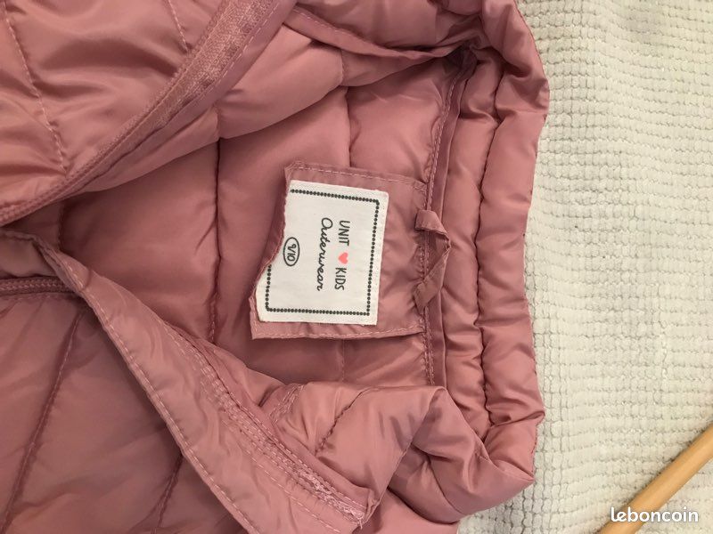 Doudoune rose pour fillette 9/10ans neuve (image 4)