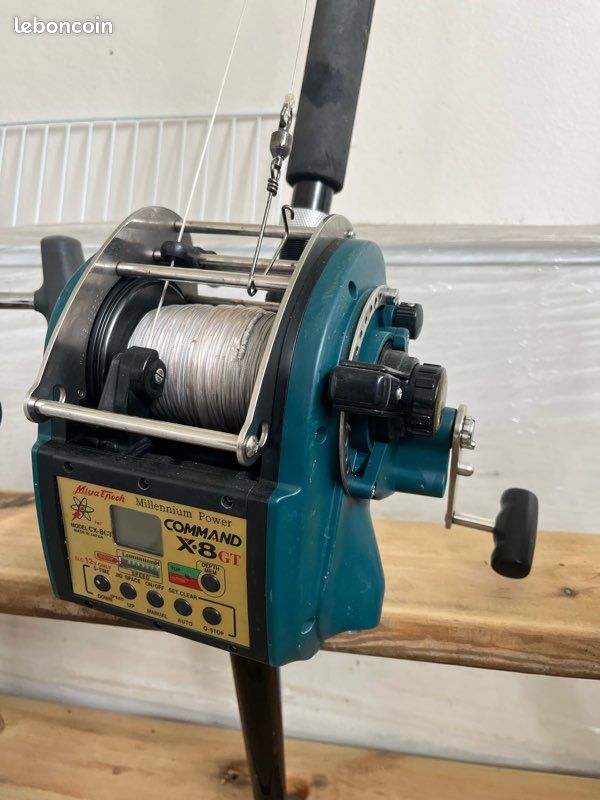 Moulinet Vintage Zebco XRL 35 – Japon, Années 80, Couleur Vert Armée, Eau Douce