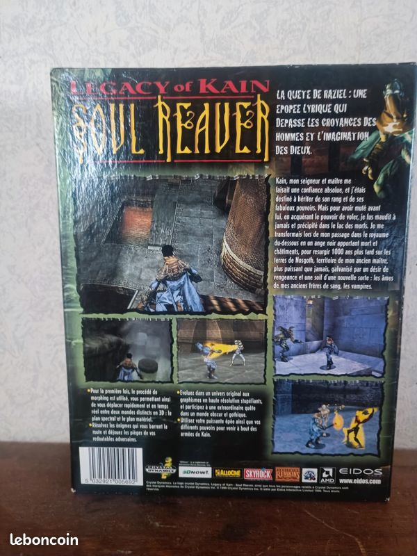LEGACY OF KAIN : soul Reaver - La Officiel Livre Solution Livre 1999