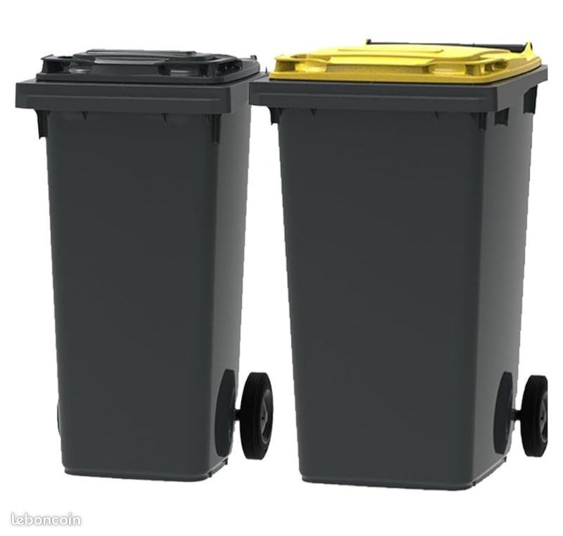 Lot de 2 Conteneurs poubelles neuf (image 1)