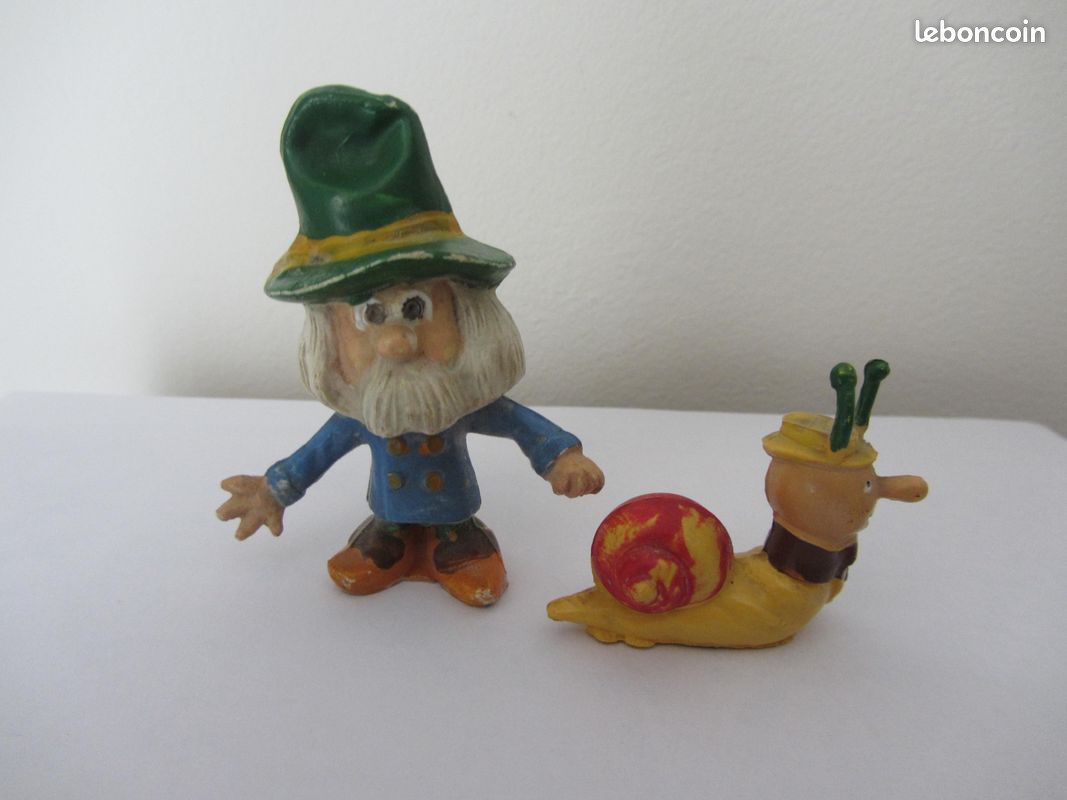 2 Figurines manège enchanté JIM/ORTF 1965 - Collection