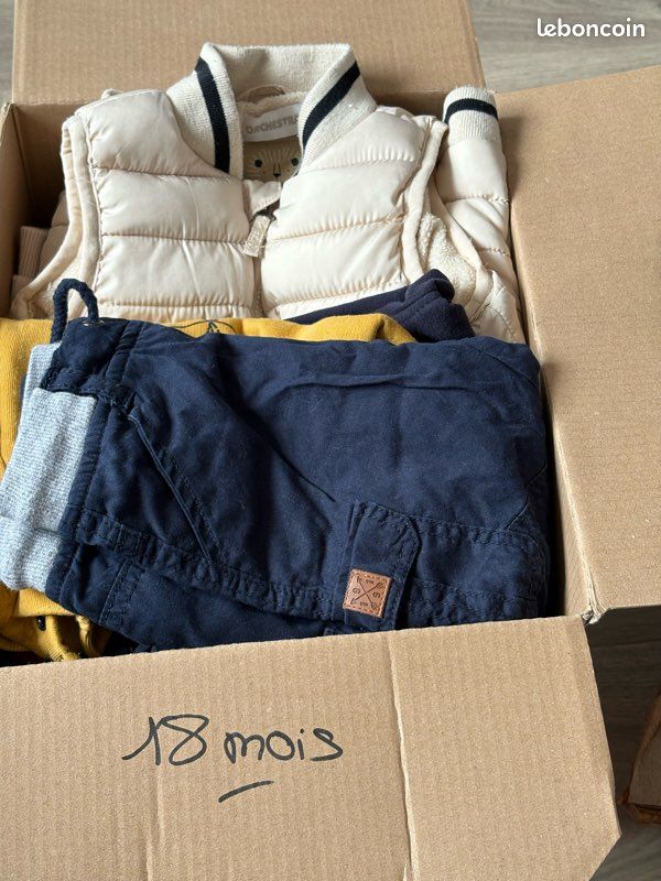 Lot de 3 cartons vêtements bébé garçon (image 3)
