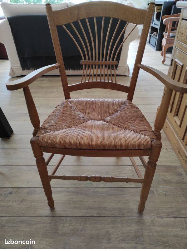 2 fauteuils en pin (image 2)