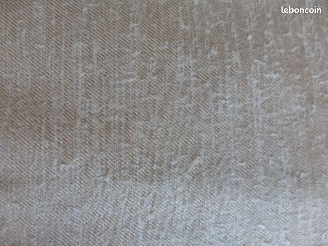 Double rideau beige doublé (image 3)