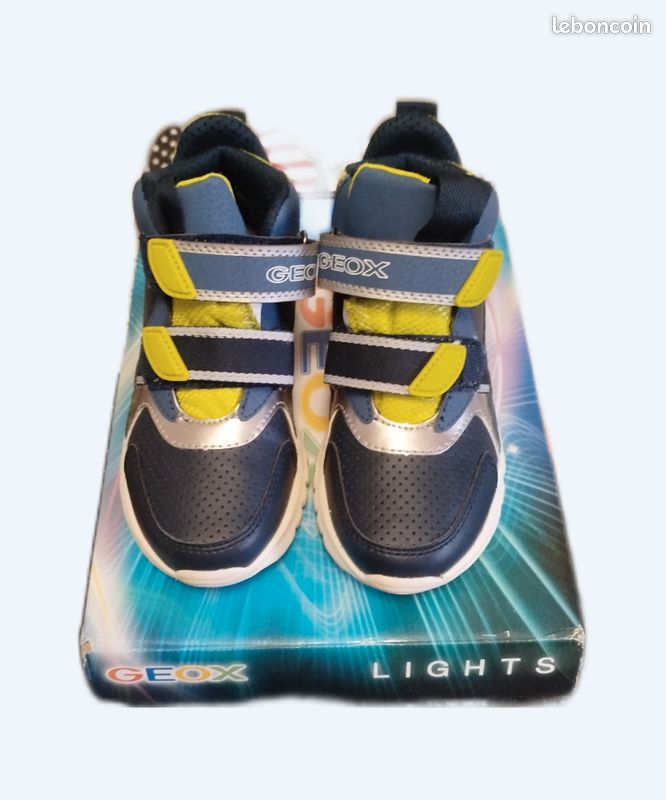 Geox Enfant Chaussure Geox Lumineuse Chaussures Roses Geox