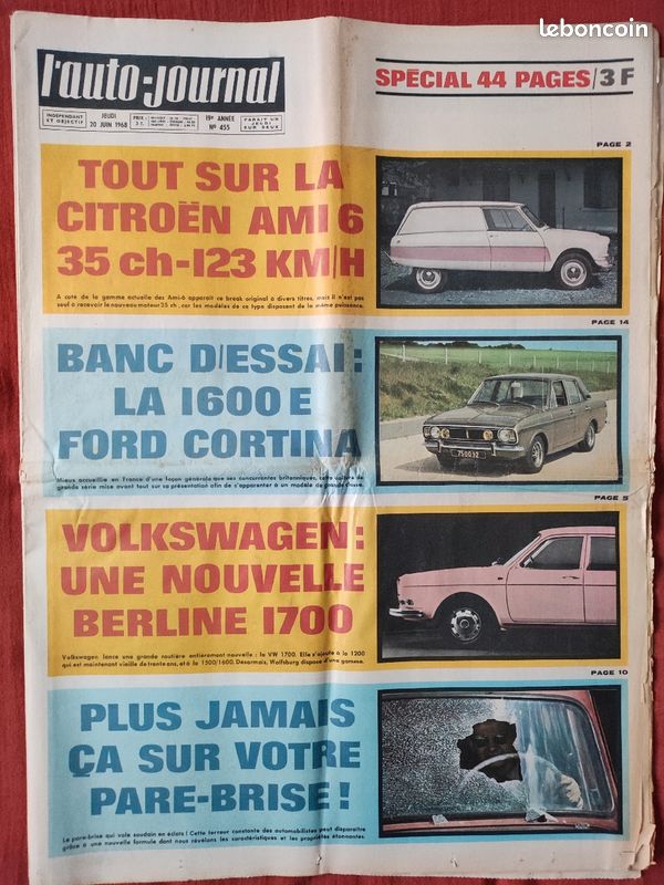 Auto journal, année 1968 (image 3)