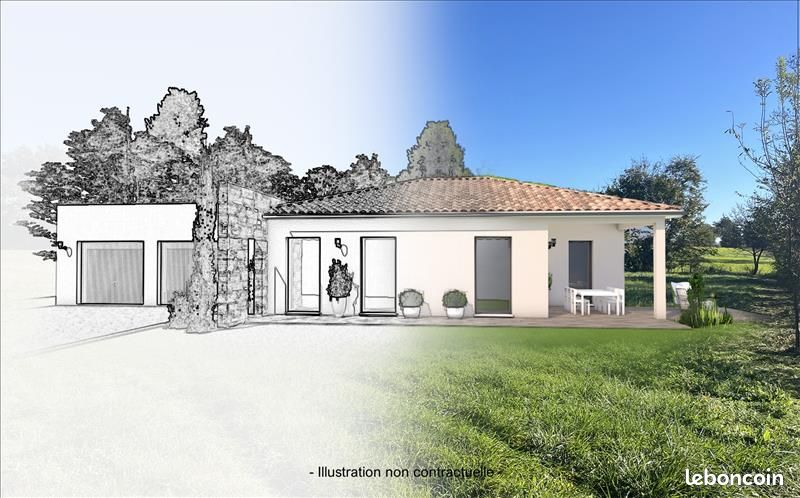 Terrain 1 621 m² Villefranche De Lauragais (image 2)