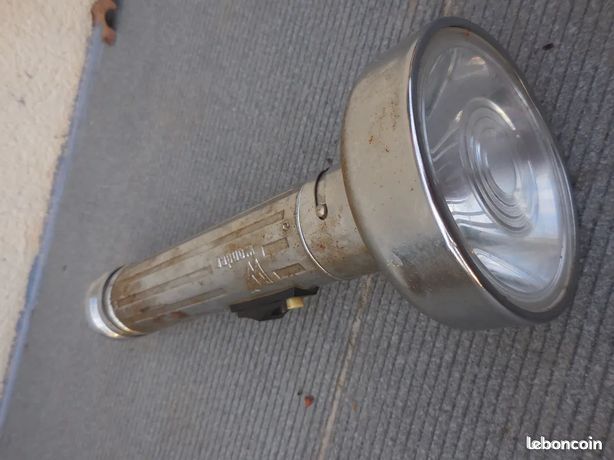 Lampe Torche Vintage Chromée