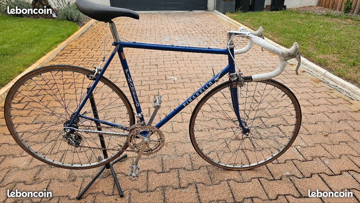 Vélo De Route Vintage Pinarello Treviso 1988 - Cadre Acier 56 Cm, Collector