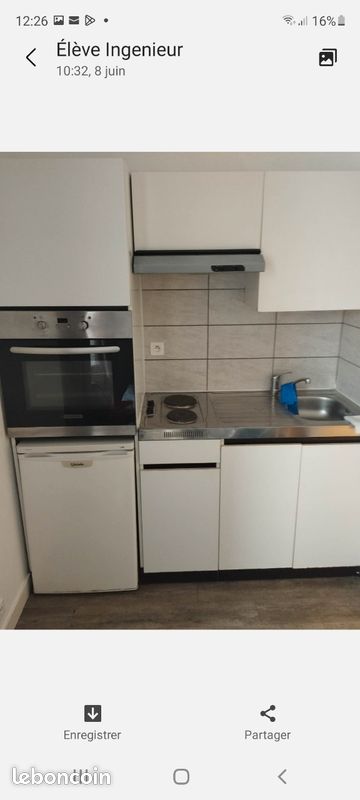 Appartement 1 pièce 19 m² · à Brest · 19 m² · 450 €