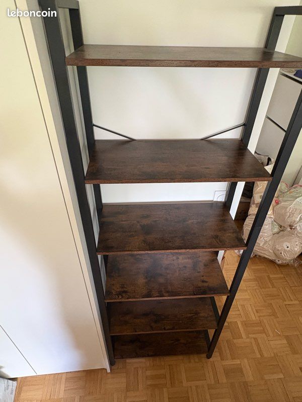 Étagère style industriel 185 x 66 (image 2)