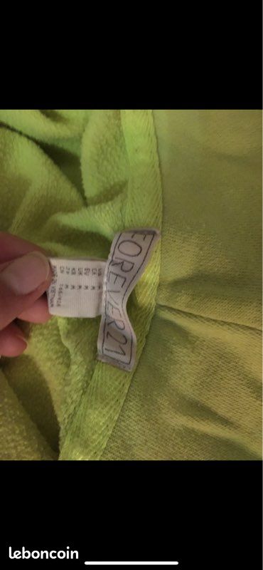 Sweat jaune forever 21 (image 2)