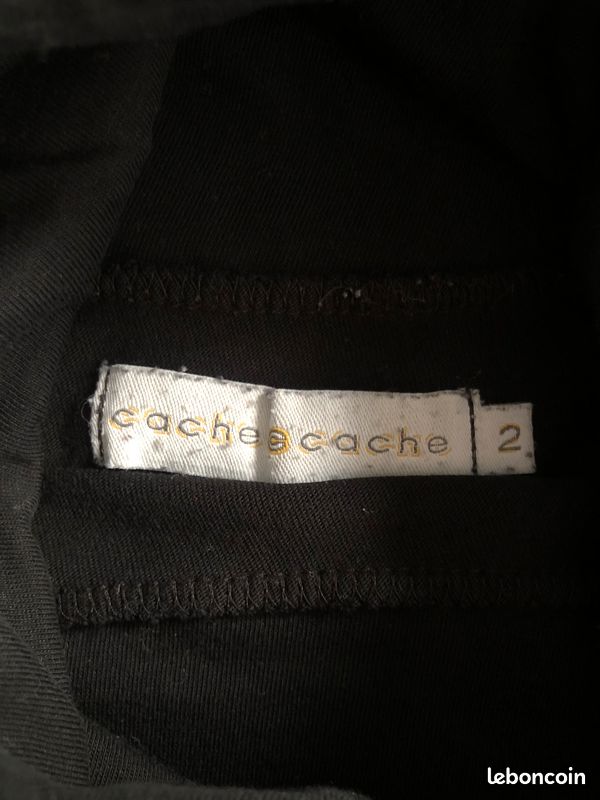 Col roulé noir taille 40 (image 3)