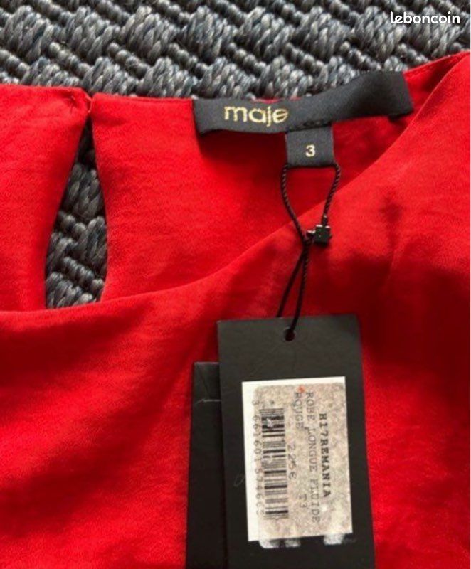 Robe Maje rouge idéal fêtes Vêtements