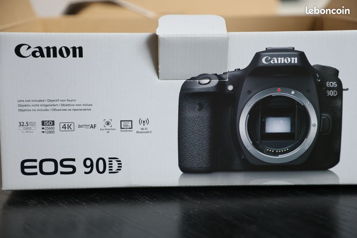 Appareil photo reflex CANON 90D (image 1)