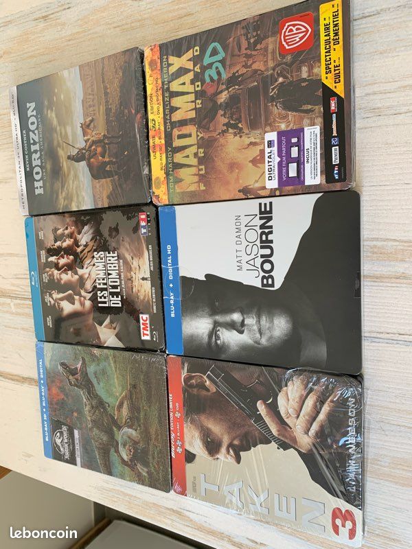 12 Coffrets SteelBooks Blu-ray - Édition Collector - Blu-ray 3D + Blu-ray + DVD - Coffret SteelBooks 4K Ultra HD + Blu-Ray comme Neuf (image 4)