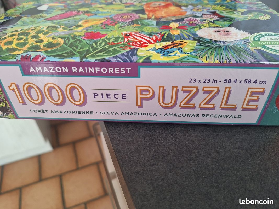 Puzzle forêt Amazonienne 1000 pieces (image 2)