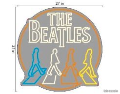 BOEMY Plaque Vintage En Métal [ The Beatles ] | Décoration Rétro Des Beatles | Dimensions : 20 X 30 Cm