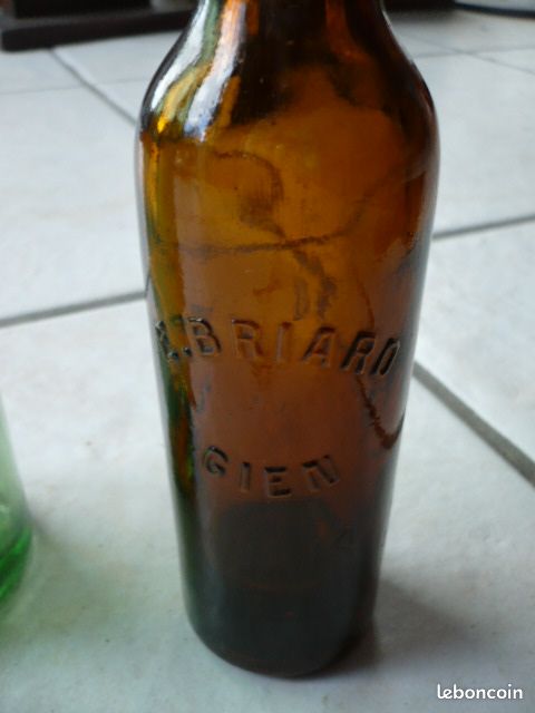 RARE BOUTEILLE DE biere ancienne Georges Legrand - croix brasseurs - face plate EUR 9,90