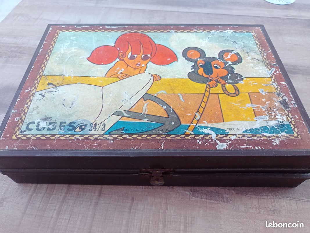 Lot De 3 Puzzles/coloriage Galak Oum Le Dauphin - Planches N°1, 7 Et 8 - Circa 1970 - Occasion