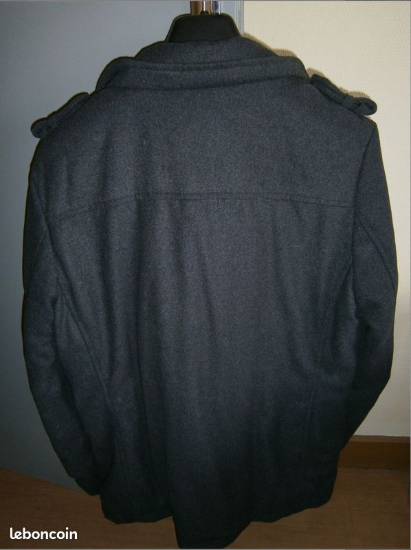 Manteau Homme gris DWRK Black taille L (image 3)