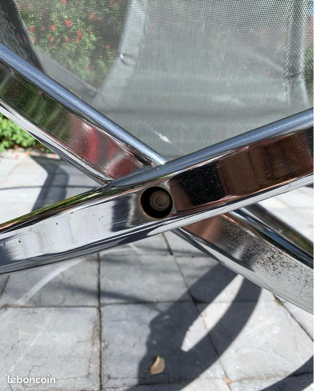 Transat Chaise longue pliable Roger LECAL 1975 (image 4)