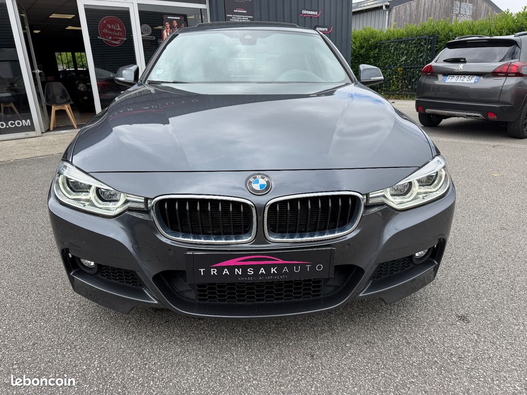 BMW SERIE 3 F30 LCI 318i 2.0L 136 ch M Sport A / TOIT OUVRANT / CUIR / TETE HAUTE (image 4)