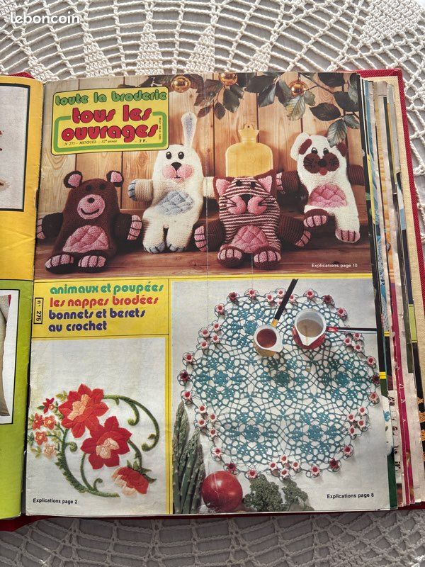 Lot de 12 magazines toute la broderie tous les ouvrages (image 3)